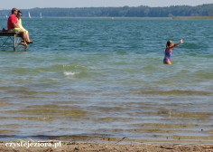 Jezioro Powidzkie, tam można znaleźć wiele miejsc bez tłumów
