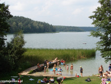 Widok na południową część jeziora Sosno