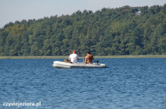 Wędkarzy też było sporo, jezioro Niesłysz - 26.08.2016