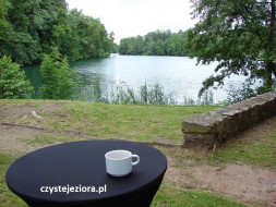 Kawa z widokiem na jezioro Trześniowskie - Łagów 24.06.2018