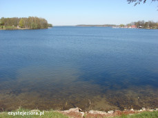 Widok na jezioro Drawsko tuż po wjeździe do Czaplinka