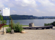 Jezioro Kłodno, widok z Parku Kamiennego. Autor: Wanda Szczęsna