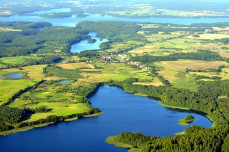 Jezioro Drawsko od strony miejscowości Siemczyno