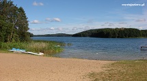  jezioro Chłop - widok z plaży