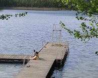 Island Camp jezioro Siecino
