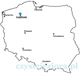 Mapa jezioro Drawsko