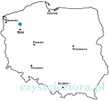 Mapa jezioro Krzemień