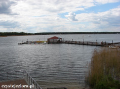 Jezioro Sławskie, widok od strony Sławy