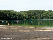 jezioro Lipie od strony miejscowości Długie