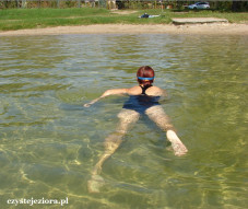 Wrześniowe pływanie w jeziorze Lubikowskim