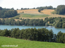 Jezioro Raduńskie Dolne od strony Chmielna