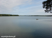 Jezioro Koronowskie w swoim najszerszym miejscu