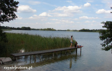 Pomost nad jeziorem Ostrowickim