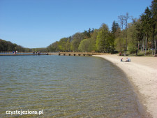 Plaża gminna nad jeziorem Ińsko, kwiecień 2019
