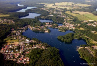 Jezioro Łagowskie - widok z lotu ptaka
