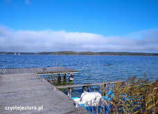 Jezioro Niesłysz w październiku 2022