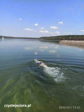 Pływanie w jeziorze 1 maj 2022