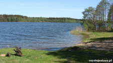 Widok na jezioro Krzemień