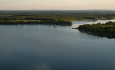 jezioro Lubikowskie, widok z lotu ptaka
